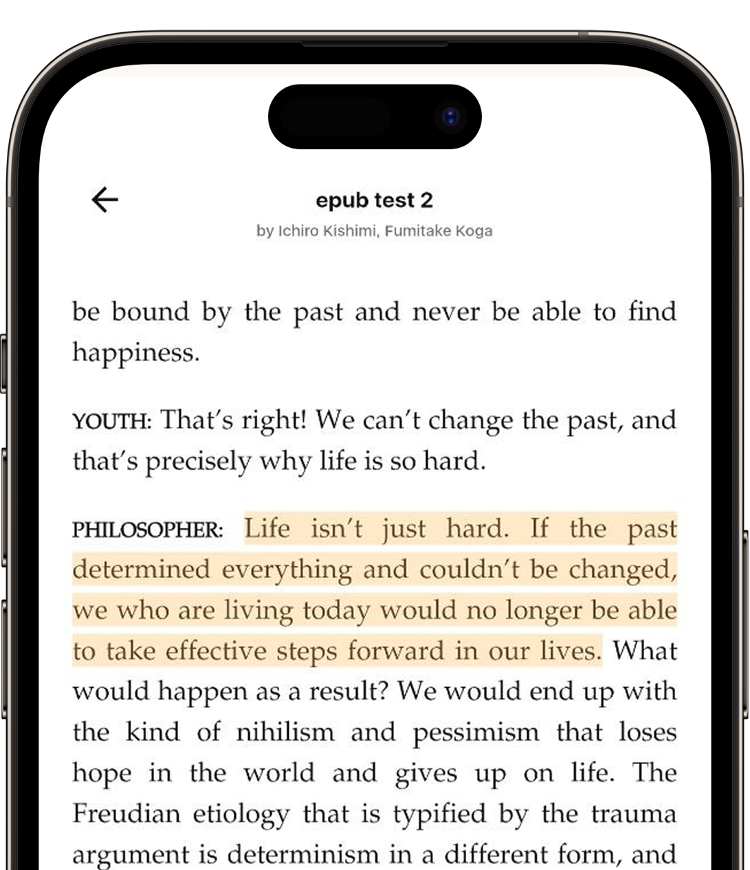 Every highlight you make is instantly captured in your Book Journal. Your reading sessions are organized chronologically, creating a permanent timeline of your thoughts and discoveries.