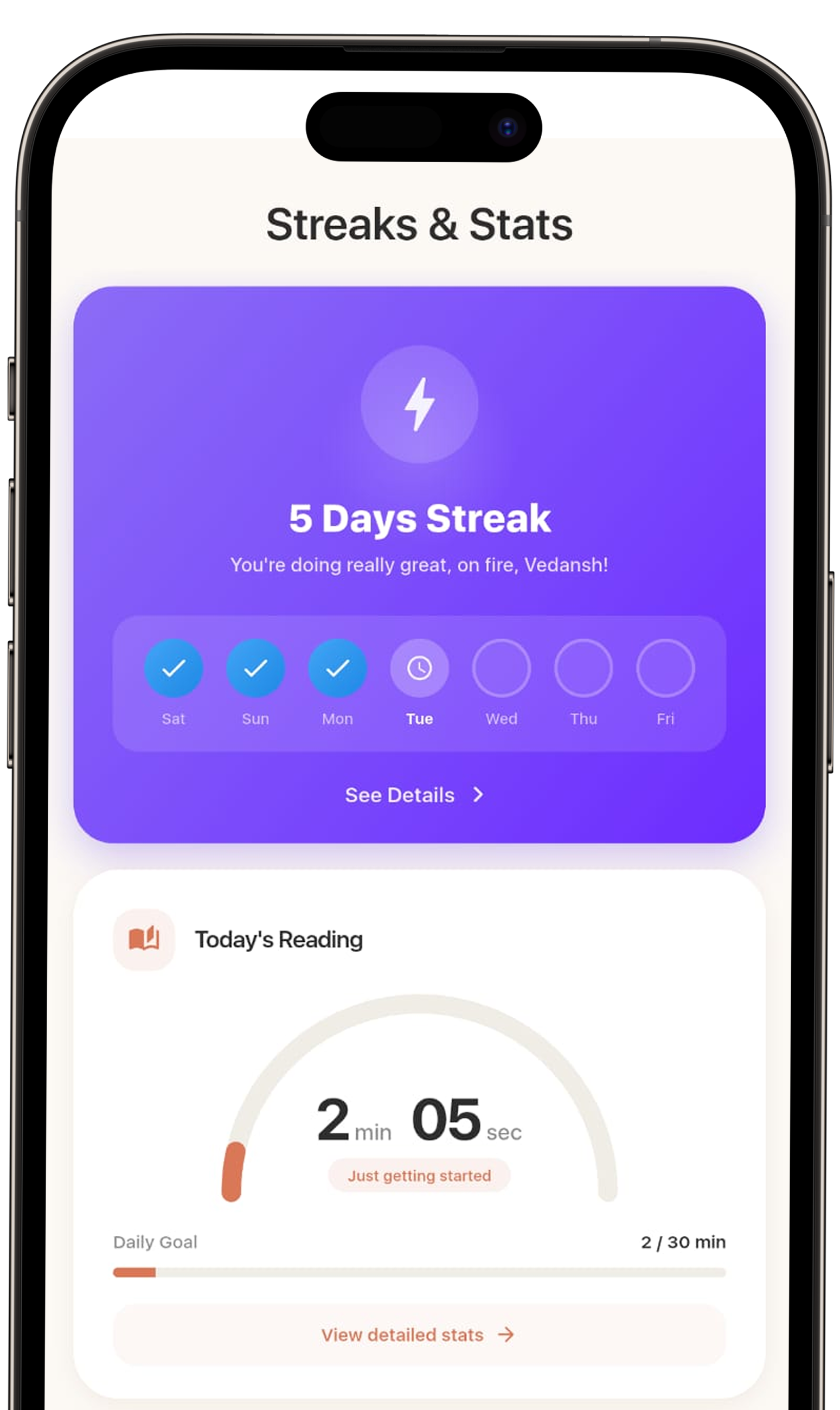Built for the consistent reader.